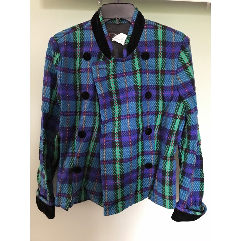Vintage Plaid Blazer